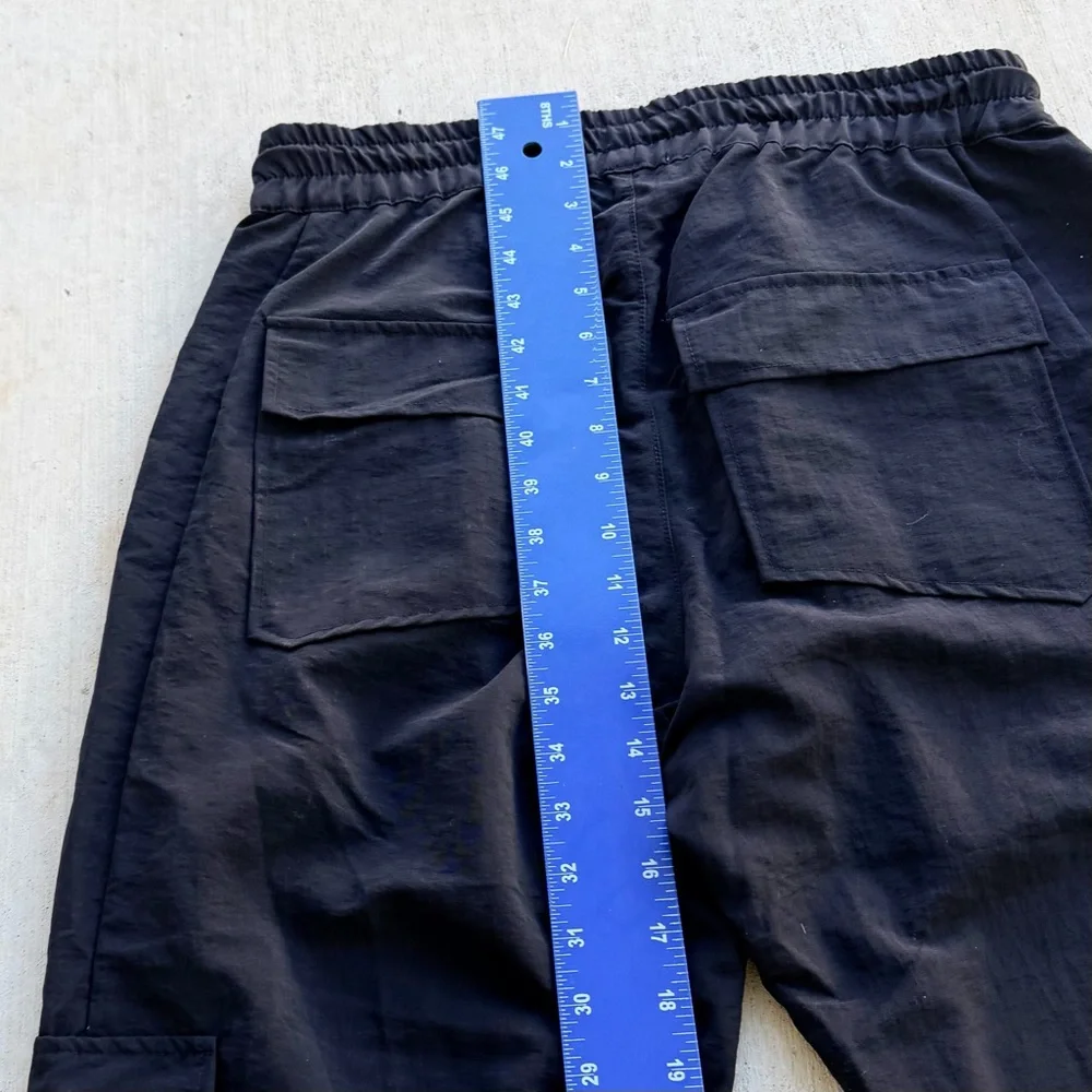 Rhude Rifle Nylon Cargo Pants Black Size Large Made In USA Flight Utility - Picture 10 of 11